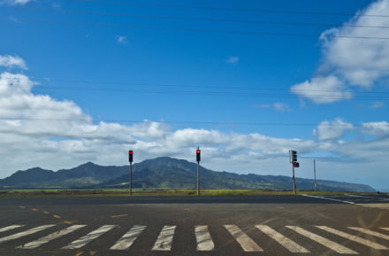 Kreuzung in Hawaii