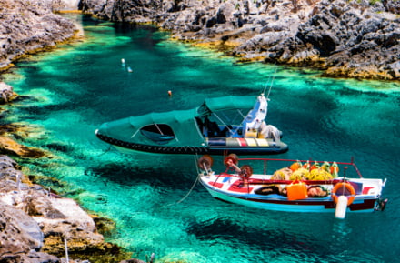 Barcos de pesca en Zakynthos