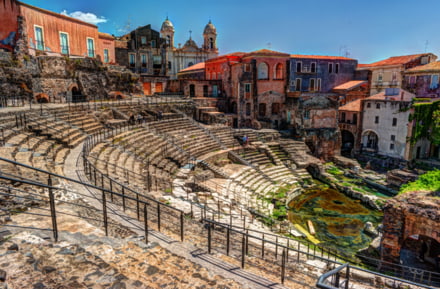 Teatro antico di Catania, Sicilia