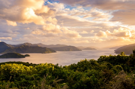 Puesta de sol en Picton