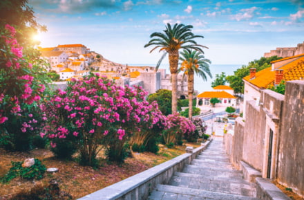 Escaleras en Dubrovnik