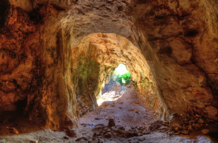 En voiture de location jusq'á la Cova des Coloms