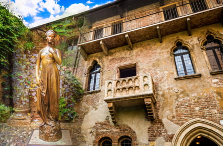 Berühmter Balkon in Verona
