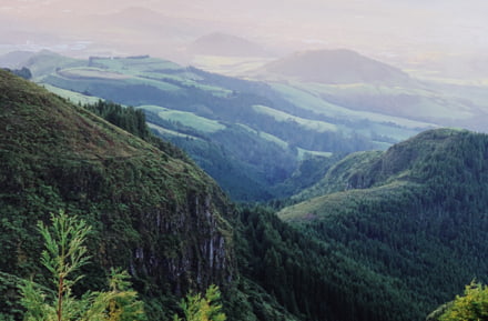 Paesaggio nelle Azzorre