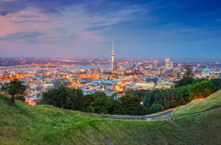 Uitzicht over Auckland
