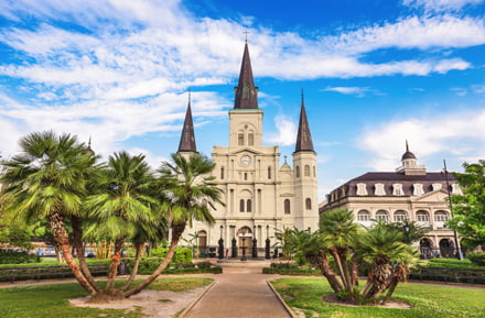 Jackson Square y la Catedral de San Luis