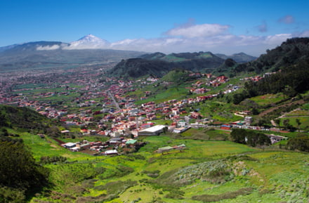 Avec la voiture de location à La Laguna et au Teide