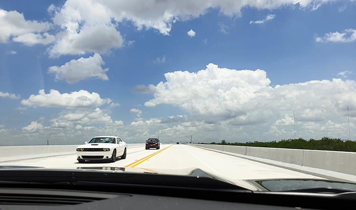 Fahrt über die Florida Keys