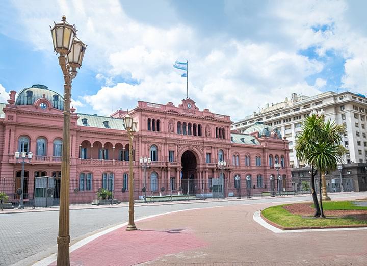 Mit dem Mietwagen zur Casa Rosada in Buenos Aires