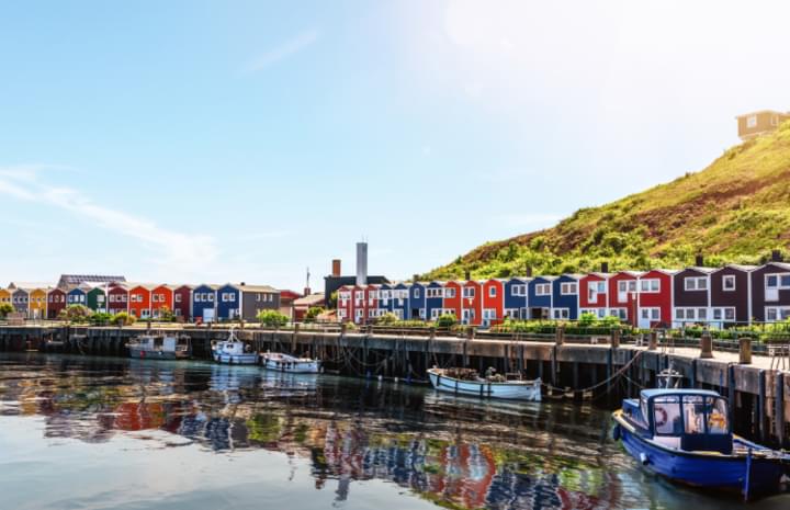 Ufer der Insel Helgoland