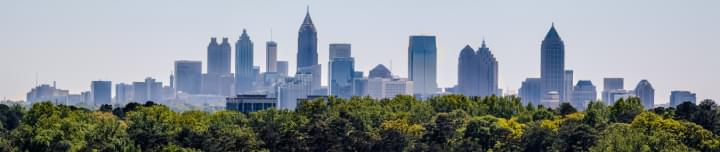 vue sur la ville d'Atlanta Etats-Unis