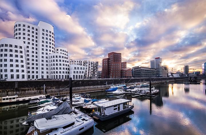 La Torre del Rin en Düsseldorf