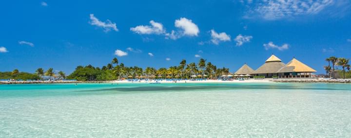 Plage sable fin Aruba