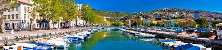 petit port Rijeka rivière