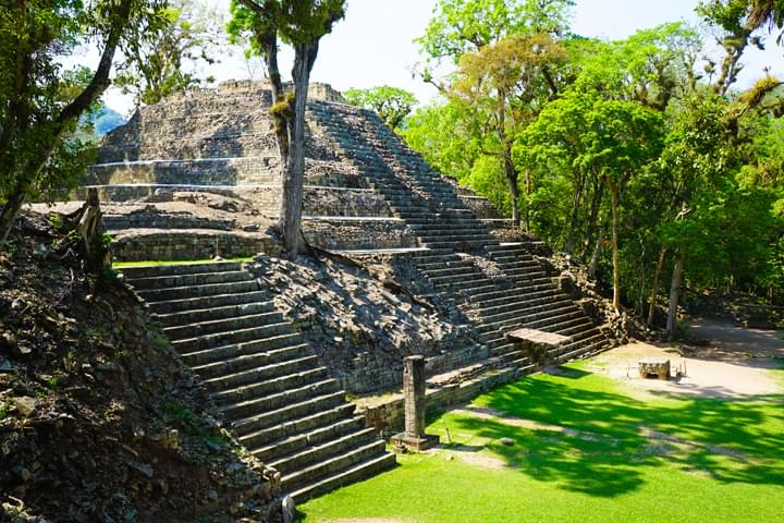 Ruinas mayas en Copán, en Honduras