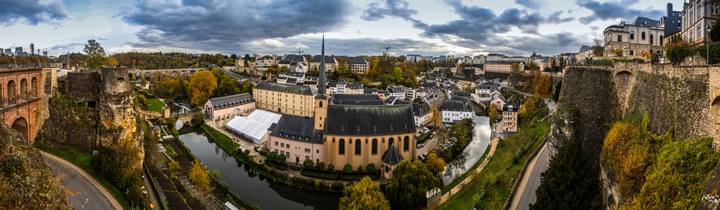 Panoramisch uitzicht over Luxemburg