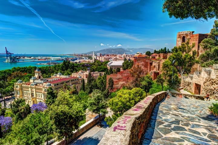 Vista de Málaga