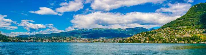 Panorama del lago de Biel