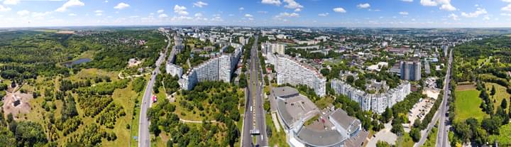 Panoramasicht über Chisinau, Moldawien