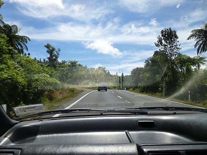 Auf dem Weg zur Mercury Bay