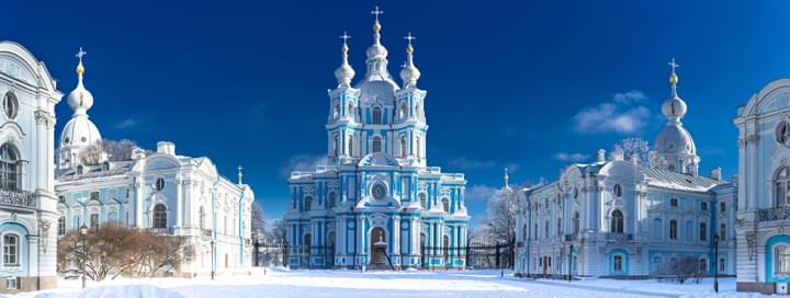 Winter in Sankt Petersburg, Russland