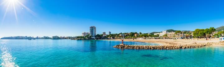 Panorama Blick auf Mallorca