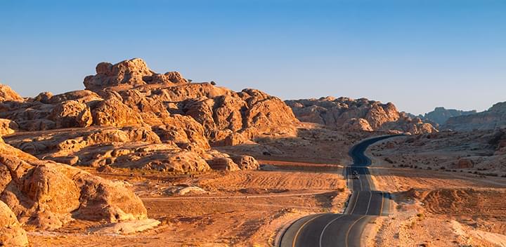 Mit dem Mietwagen in Amman, Jordanien unterwegs