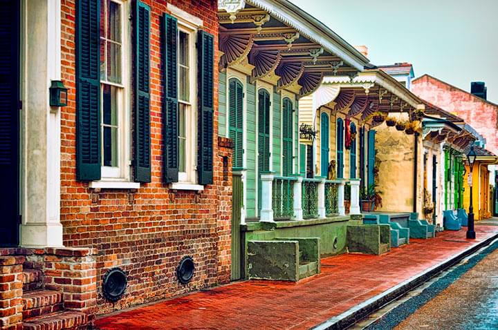El barrio francés de Nueva Orleans