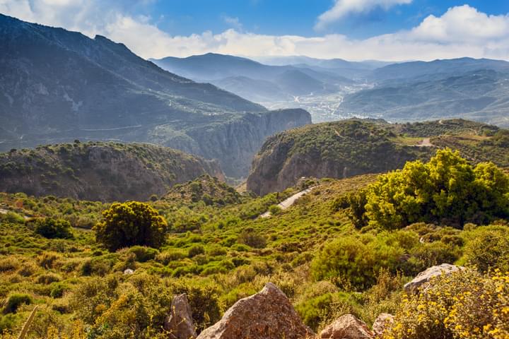Vista de Lassithi en Creta