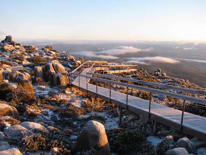Blick auf den Mount Wellington