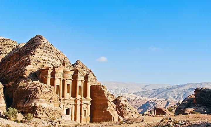 Ad Deir in Petra Jordanien