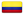Drapeau du pays de Colombie
