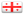 Landesflagge von Georgien